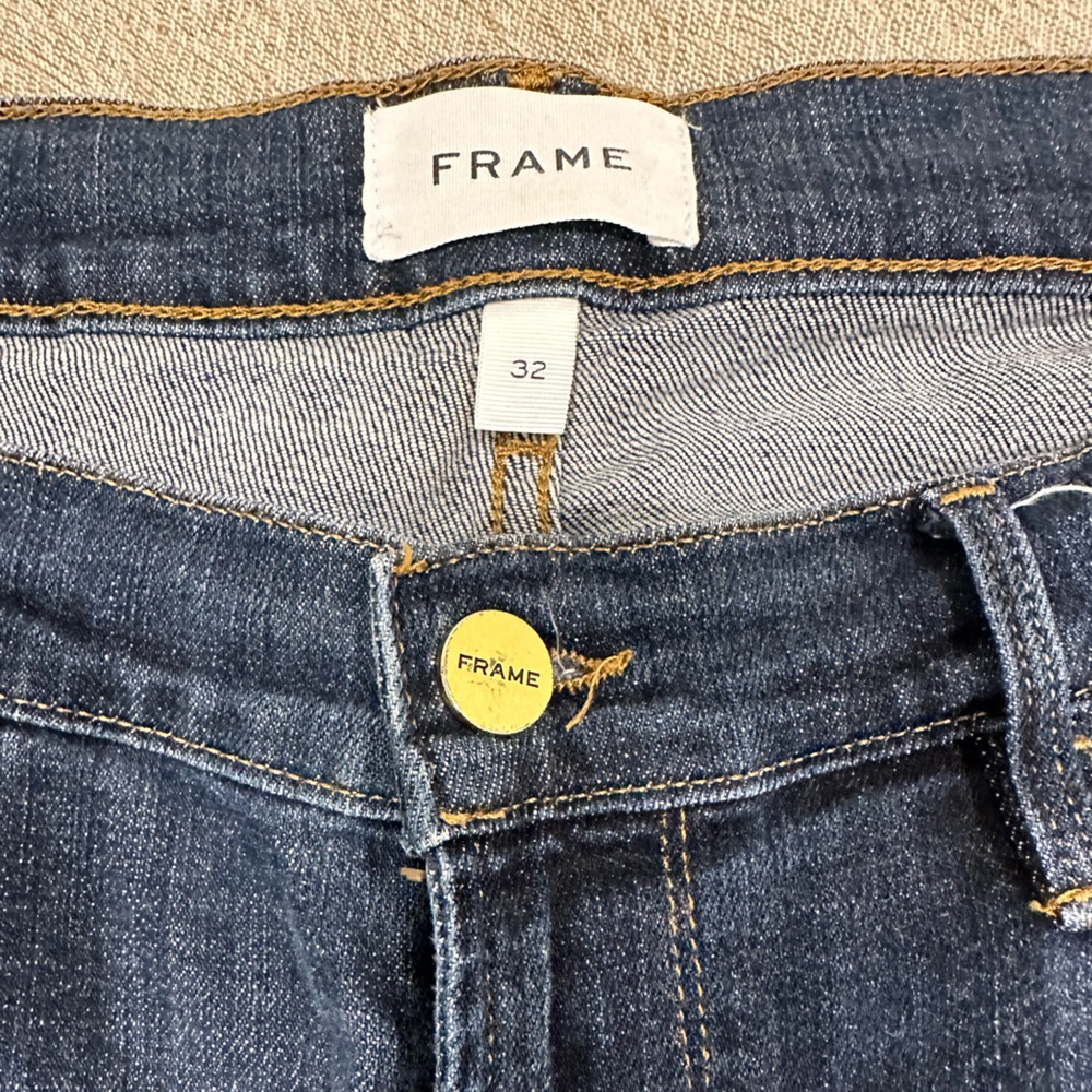 FRAME Le Garcon Crop distressed jeans - Picture 3 of 4